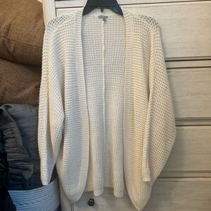 Charlotte Russe Waffle Knit Cardigan